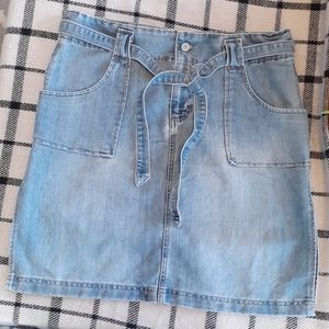 Old Navy Tie-Front Denim Skirt